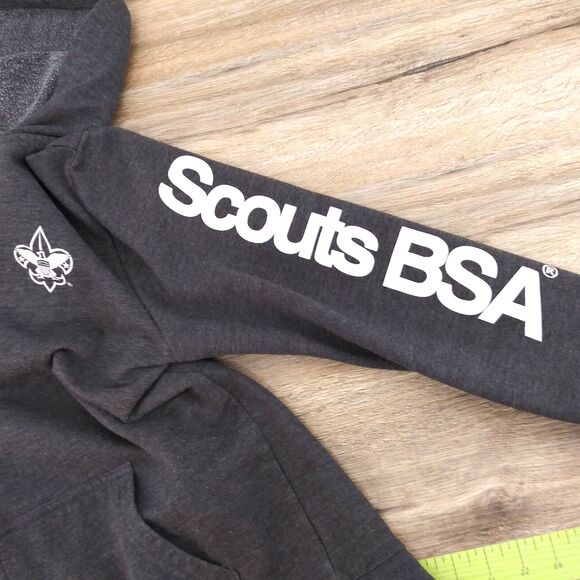 Charcoal Gray Zip-Up Hoodie - Picture 6 of 9